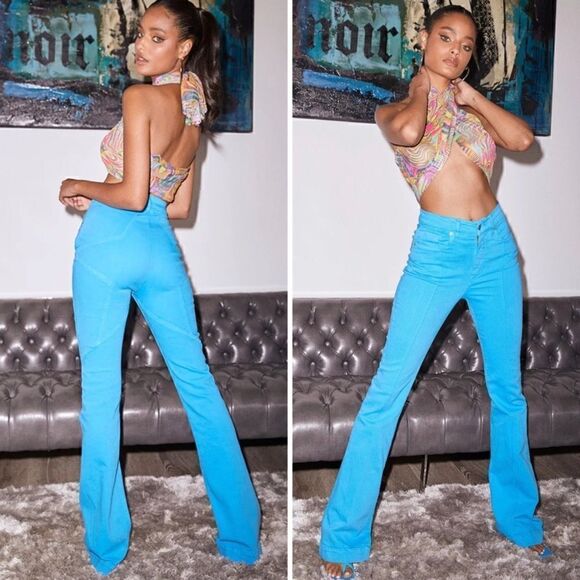 REVICE Venus Flare Jeans in Ice Breaker - Picture 1 of 7